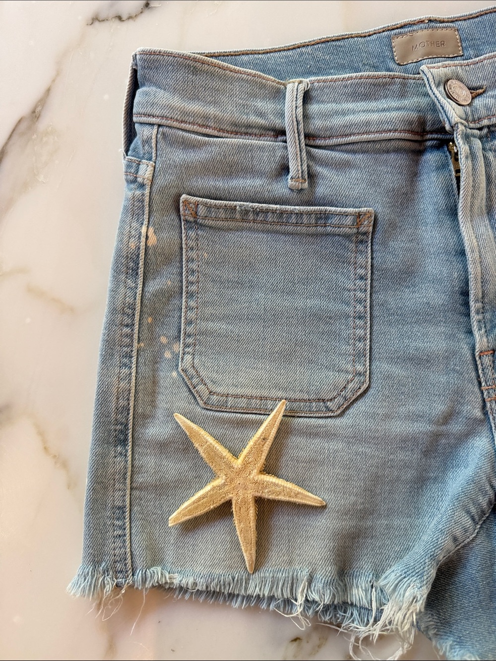 MOTHER Patchy Shorts🤩